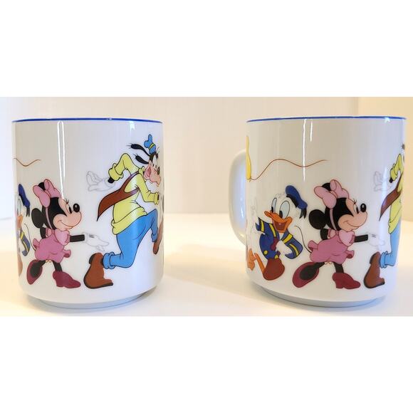 Walt Disney World Lot Mickey Vintage 1980s Mugs Photo Holder Magnet Stickers - Picture 3 of 14